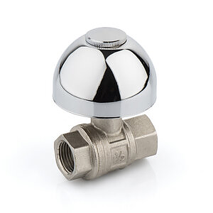 T1-2-1  VALVOLA A SFERA DA INCASSO CON CAPPUCCIO