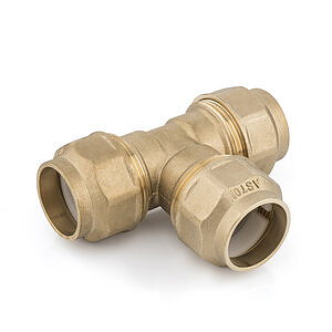T116 RACCORDO A T CON ANELLO IN PLASTICA