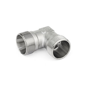 T91 RACCORDO CURVO DOPPIO CROMATO M/M 24 x 19