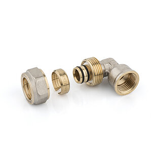 T63 RACCORDO CURVO FEMMINA A STRINGERE